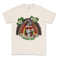 Natural ladybuy gnomies rainbow Classic Tee - BarkalooDesign
