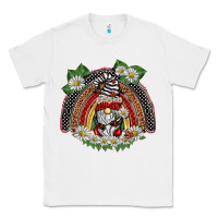 White ladybuy gnomies rainbow Classic Tee - BarkalooDesign