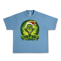 Pebble Blue Grinch Urban Heavy Tee - Unal Design