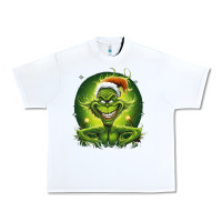 White Grinch Urban Heavy Tee - Unal Design
