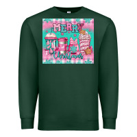 Sports Green merry Christmas pink coffee Premium Sweatshirt - Jasminsmagicworld