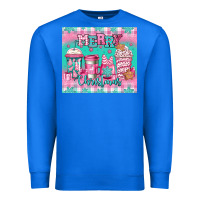 True Royal merry Christmas pink coffee Premium Sweatshirt - Jasminsmagicworld