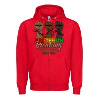 Red breaking every chain since 1865 Zipper Hoodie - HRA Design Shop