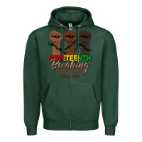 Sports Green breaking every chain since 1865 Zipper Hoodie - HRA Design Shop