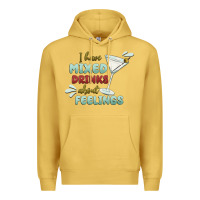 Antique Gold i have mixed drinks about feeling Premium Hoodie - MaliasSmallBusiness