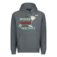 Rock i have mixed drinks about feeling Premium Hoodie - MaliasSmallBusiness