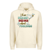 Sandshell i have mixed drinks about feeling Premium Hoodie - MaliasSmallBusiness