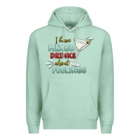 Seafoam i have mixed drinks about feeling Premium Hoodie - MaliasSmallBusiness
