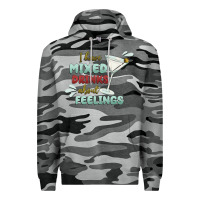 Slate Camo i have mixed drinks about feeling Premium Hoodie - MaliasSmallBusiness