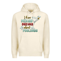 Tofu i have mixed drinks about feeling Premium Hoodie - MaliasSmallBusiness