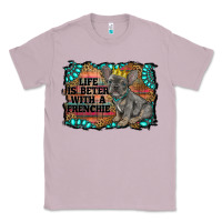 Lilac life is better with a frenchie Classic Tee - RanaPortraitStore
