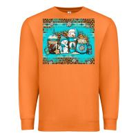 Carrot winter snowman coffee Premium Sweatshirt - Jasminsmagicworld