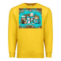 Lemon winter snowman coffee Premium Sweatshirt - Jasminsmagicworld