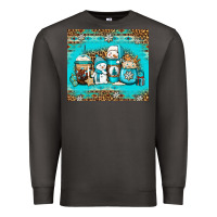 Smoke winter snowman coffee Premium Sweatshirt - Jasminsmagicworld
