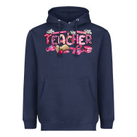Navy breast cancer teacher Heavyweight Hoodie - Artiststas