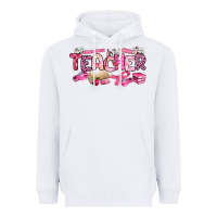 White breast cancer teacher Heavyweight Hoodie - Artiststas