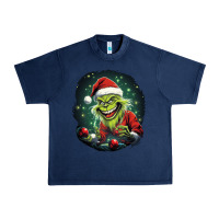 Navy Grinch Urban Heavy Tee - Unal Design