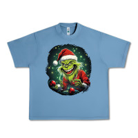 Pebble Blue Grinch Urban Heavy Tee - Unal Design