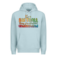 Blue Mist it s a softball thing you wouldn t understand Premium Hoodie - MaliasSmallBusiness