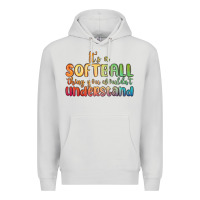 Dove Grey it s a softball thing you wouldn t understand Premium Hoodie - MaliasSmallBusiness