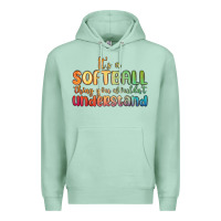 Seafoam it s a softball thing you wouldn t understand Premium Hoodie - MaliasSmallBusiness