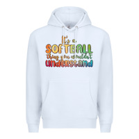 White it s a softball thing you wouldn t understand Premium Hoodie - MaliasSmallBusiness