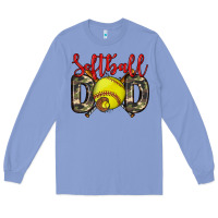 Colony Blue softball dad Long Sleeve Tee - Zillion Design Studio