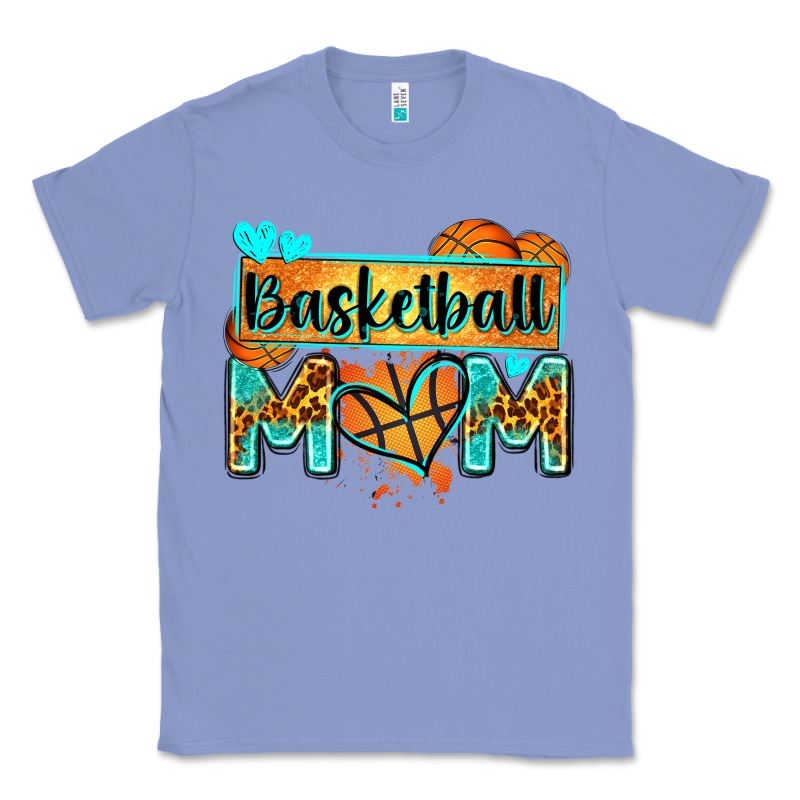 Basketball Mom With Leopard Classic Tee by Zillion Design Studio | Teevron