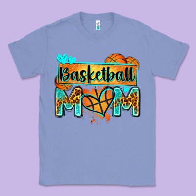 Basketball Mom With Leopard Classic Tee Designed By Zillion Design Studio