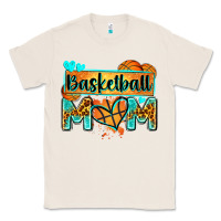 Natural basketball mom with leopard Classic Tee - Zillion Design Studio