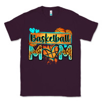 Plum basketball mom with leopard Classic Tee - Zillion Design Studio