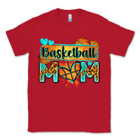 Red basketball mom with leopard Classic Tee - Zillion Design Studio