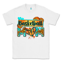 White basketball mom with leopard Classic Tee - Zillion Design Studio