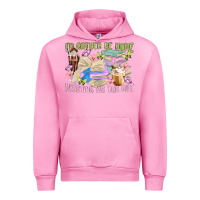 Fuchsia Pink id rather be home finishing my tbr pile Urban Hoodie - MaliasSmallBusiness