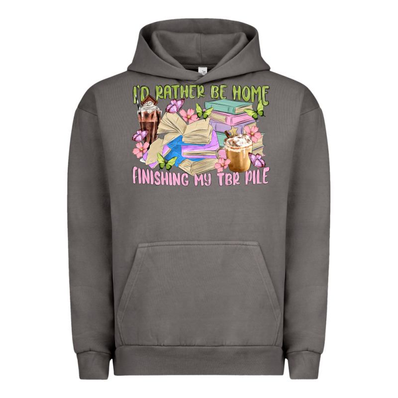 Id Rather Be Home Finishing My Tbr Pile Urban Hoodie by MaliasSmallBusiness | Teevron