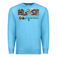 Ocean Blue nurse squad Premium Sweatshirt - BundleAndBundleShop