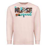 Pale Pink nurse squad Premium Sweatshirt - BundleAndBundleShop