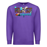 Purple nurse squad Premium Sweatshirt - BundleAndBundleShop