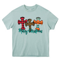 Arona merry Christmas cross Heavy Core Tee - CowhideDigitalArt