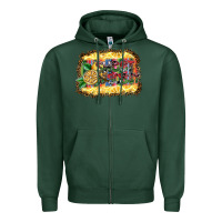 Sports Green sweet and sassy Zipper Hoodie - SublimationCraftShop