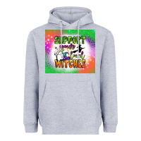 Heather Grey supports your local witches tumbler Heavyweight Hoodie - BundleAndBundleShop