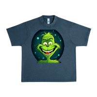Midnight Navy Grinch Urban Heavy Tee - Unal Design
