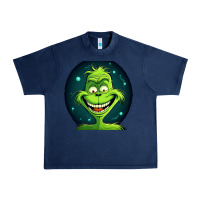Navy Grinch Urban Heavy Tee - Unal Design