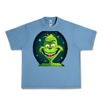 Pebble Blue Grinch Urban Heavy Tee - Unal Design