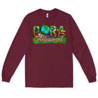 Burgundy para professional Long Sleeve Tee - texasbilliewilder