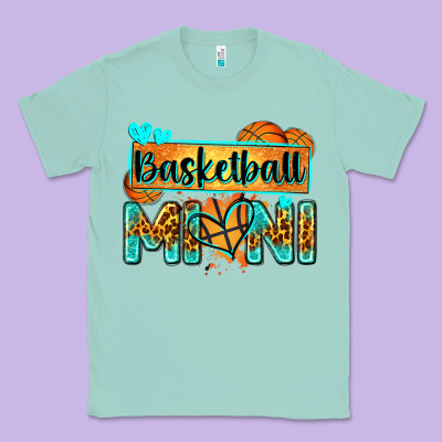Basketball Mini With Leopard Classic Tee Designed By Zillion Design Studio
