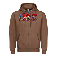 Chestnut Love gnome Zipper Hoodie - Neo Western