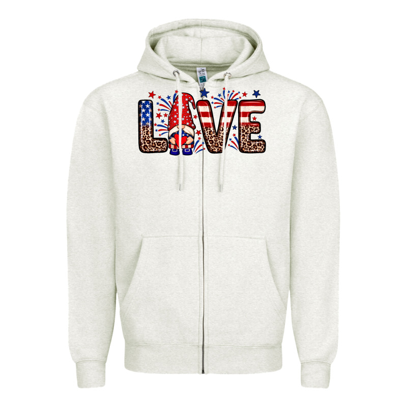 Love Gnome Zipper Hoodie by Neo Western | Teevron
