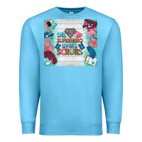 Ocean Blue this superhero wears scrubs tumbler Premium Sweatshirt - BundleAndBundleShop