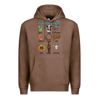 Chestnut so god made a cowboy Premium Hoodie - MaliasSmallBusiness